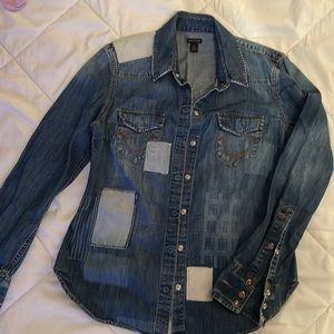 True Religion Denim button-down shirt, Woman’s. Size Small